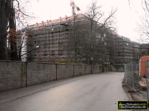 Neues Schloss Baden-Baden während der Sanierung