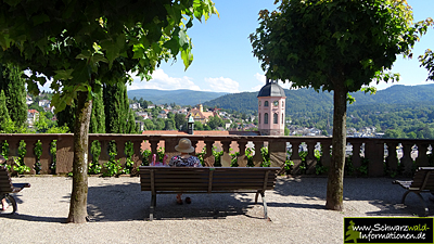 Die Terrasse beim "Neues Schloss" Baden-Baden
