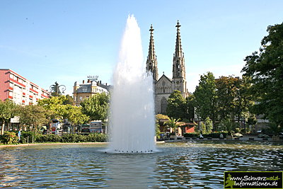 Der Augustaplatz in Baden-Baden