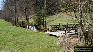 Holzbrücke über Buhlbach